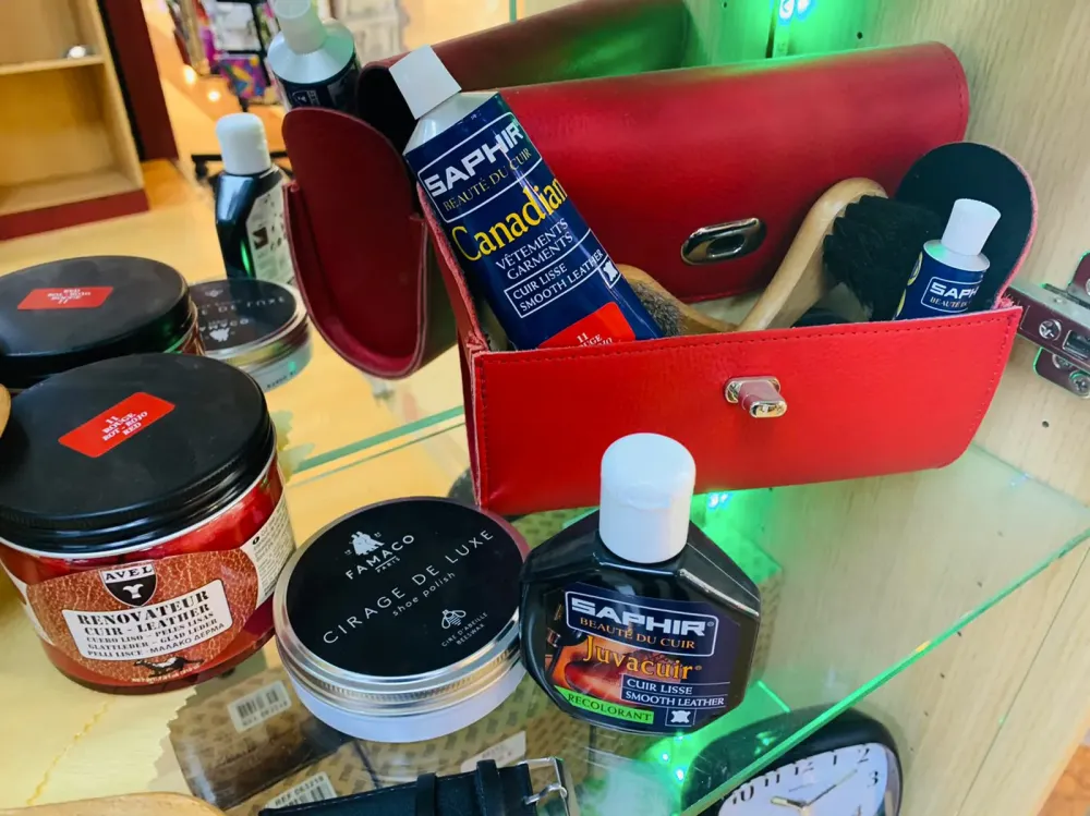 vente de produits pour cuir